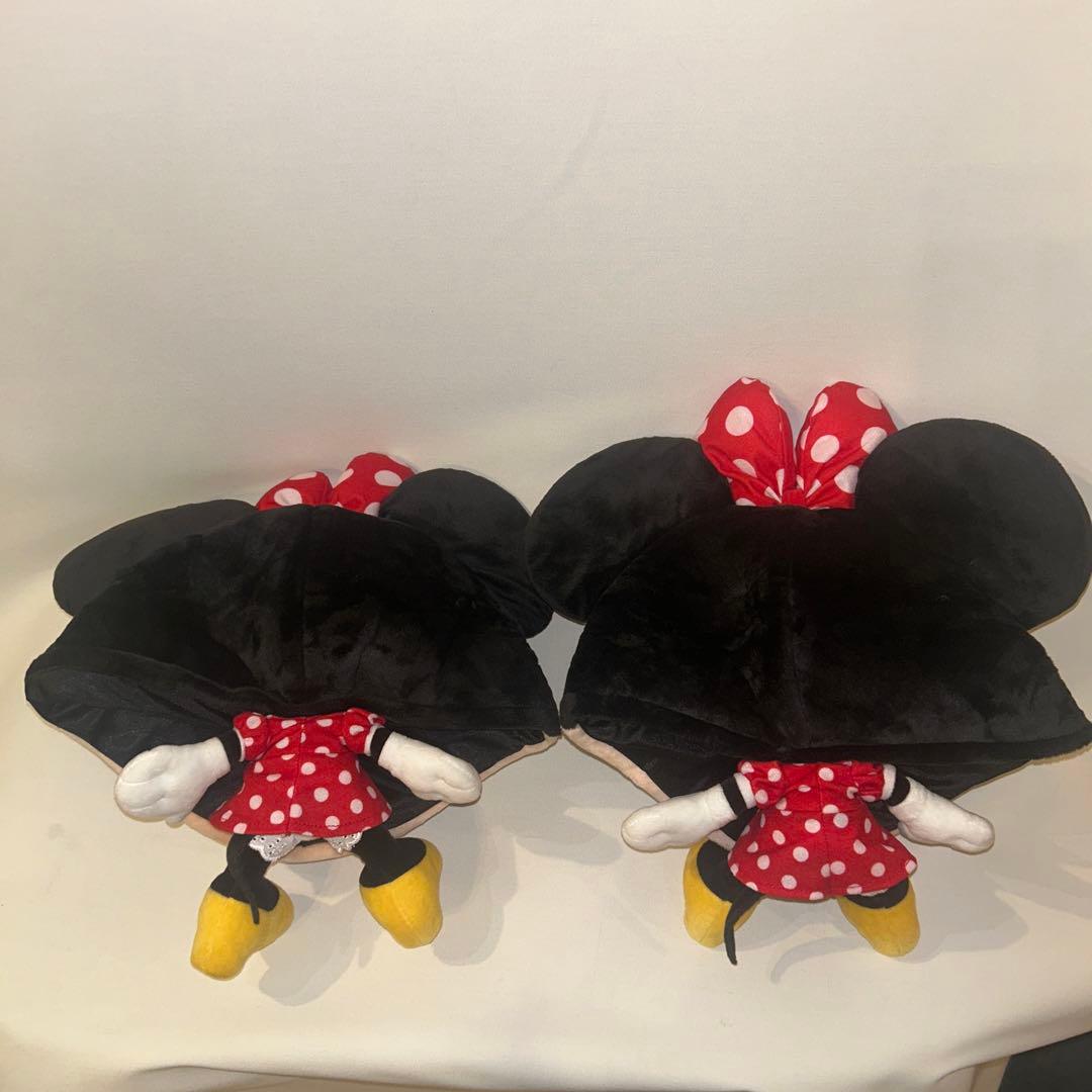 ミニーマウス ぬいぐるみキャップ 2個セット