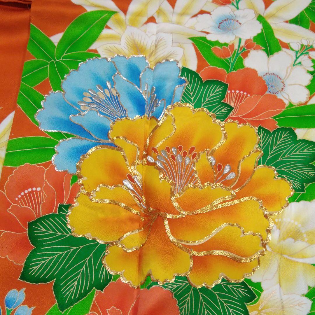 ク―228⭐❣️セミアンティーク。豪華なお振り袖です(#^.^#)