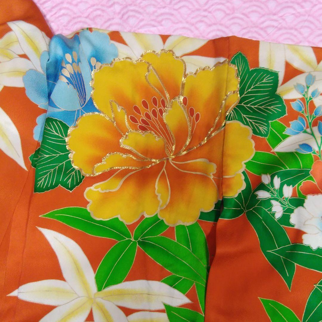 ク―228⭐❣️セミアンティーク。豪華なお振り袖です(#^.^#)