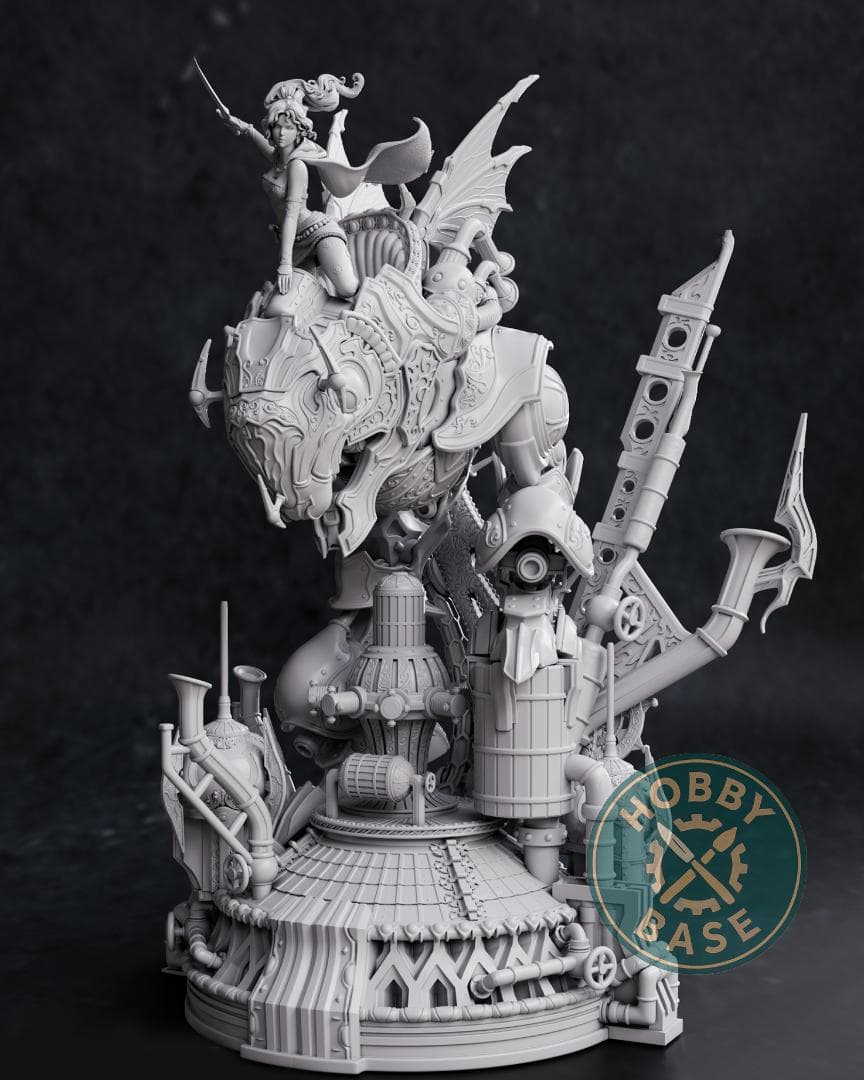 【FFVI】魔導アーマー ＆ ティナ ガレージキット - 未塗装・未組
