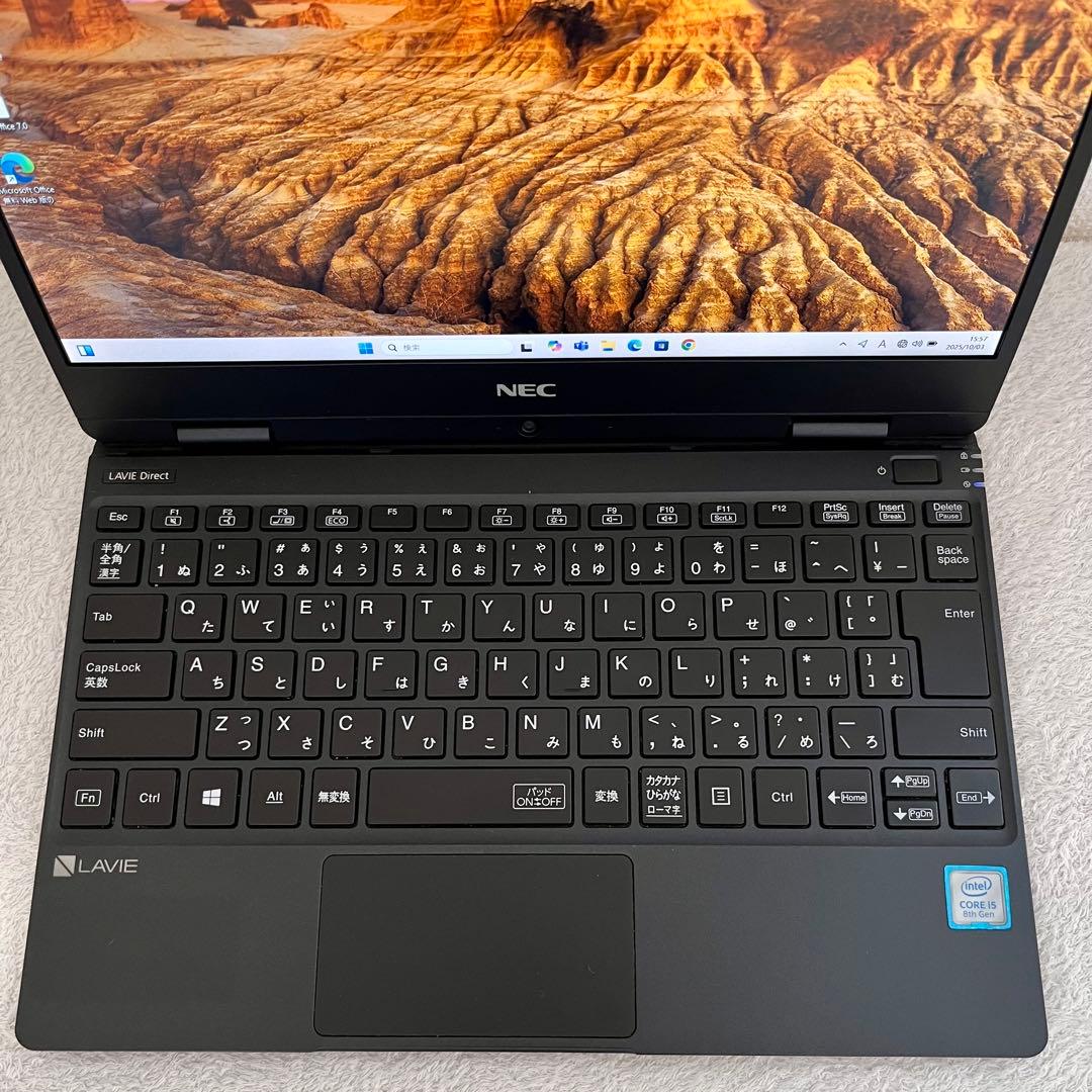 office設定済 NEC/Corei5第8世代/メモリ8GB/SSD256GB