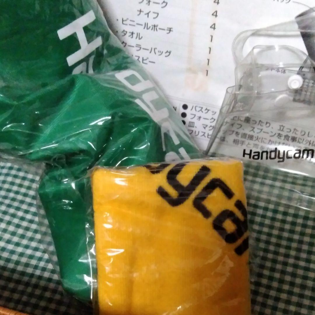 ソニーピクニックセット　非売品　藤？　バスケット　かご　ラタン　レトロ　ブラン