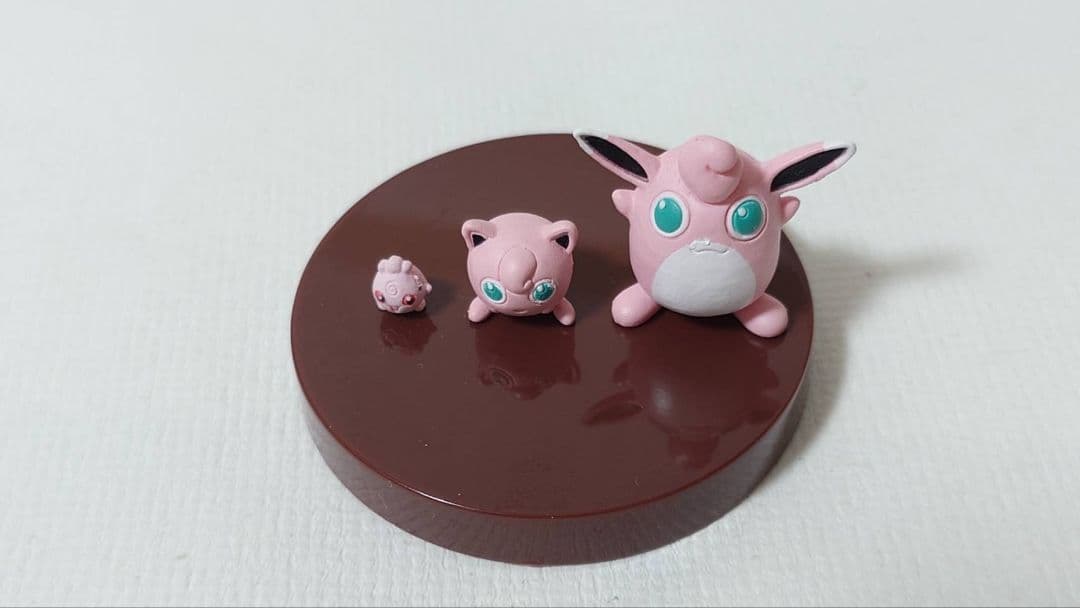 立体ポケモン図鑑　第6集　ププリン　プリン　プクリン