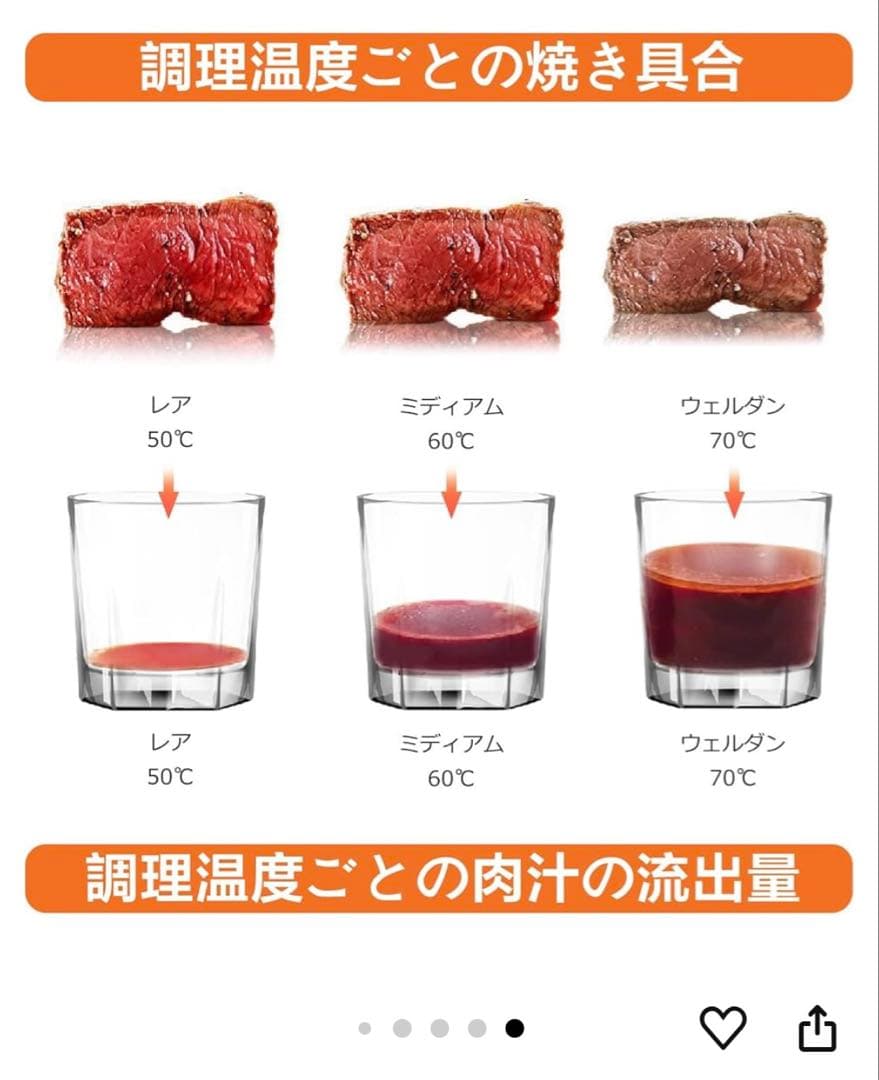 takistar 低温調理器 温度設定可能