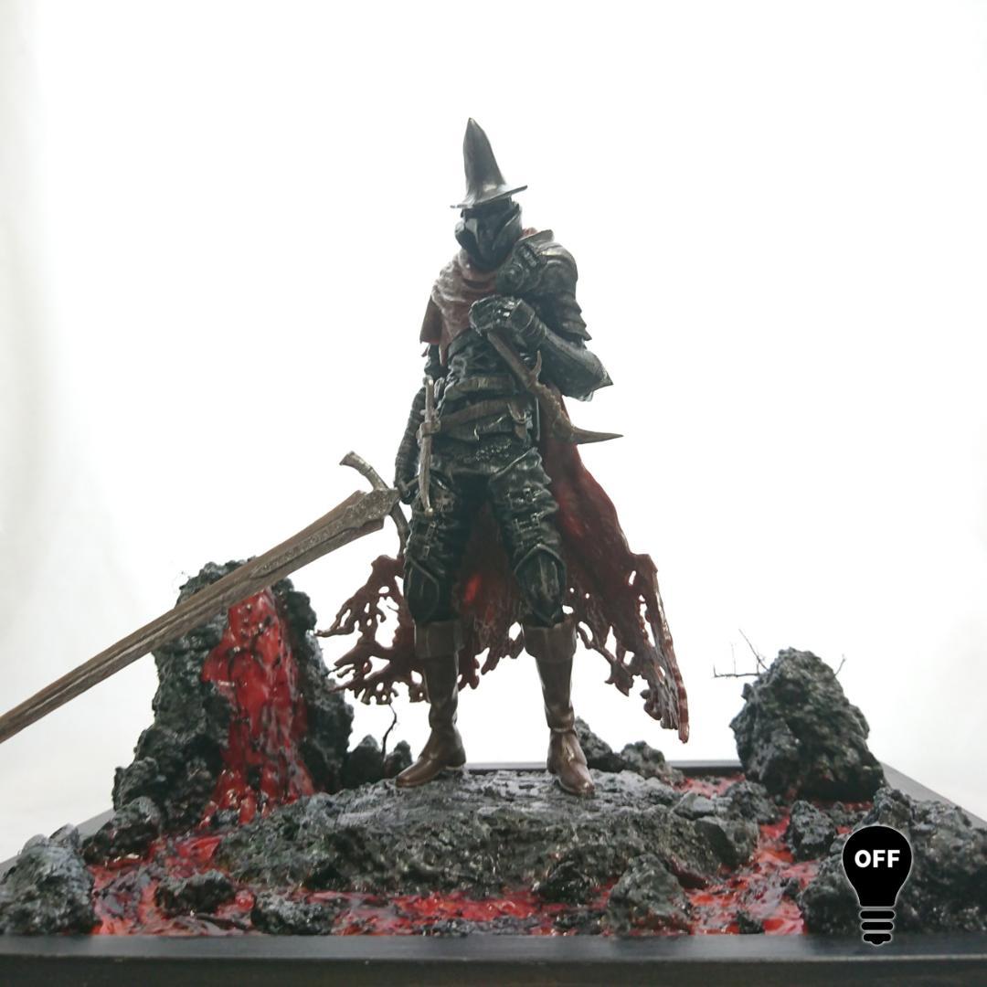 うごめく溶岩のジオラマランプ3