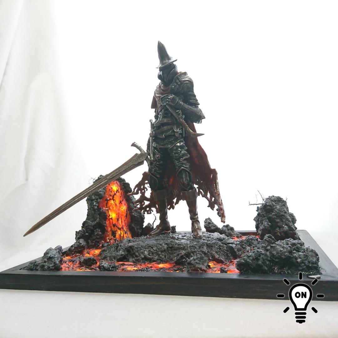 うごめく溶岩のジオラマランプ3