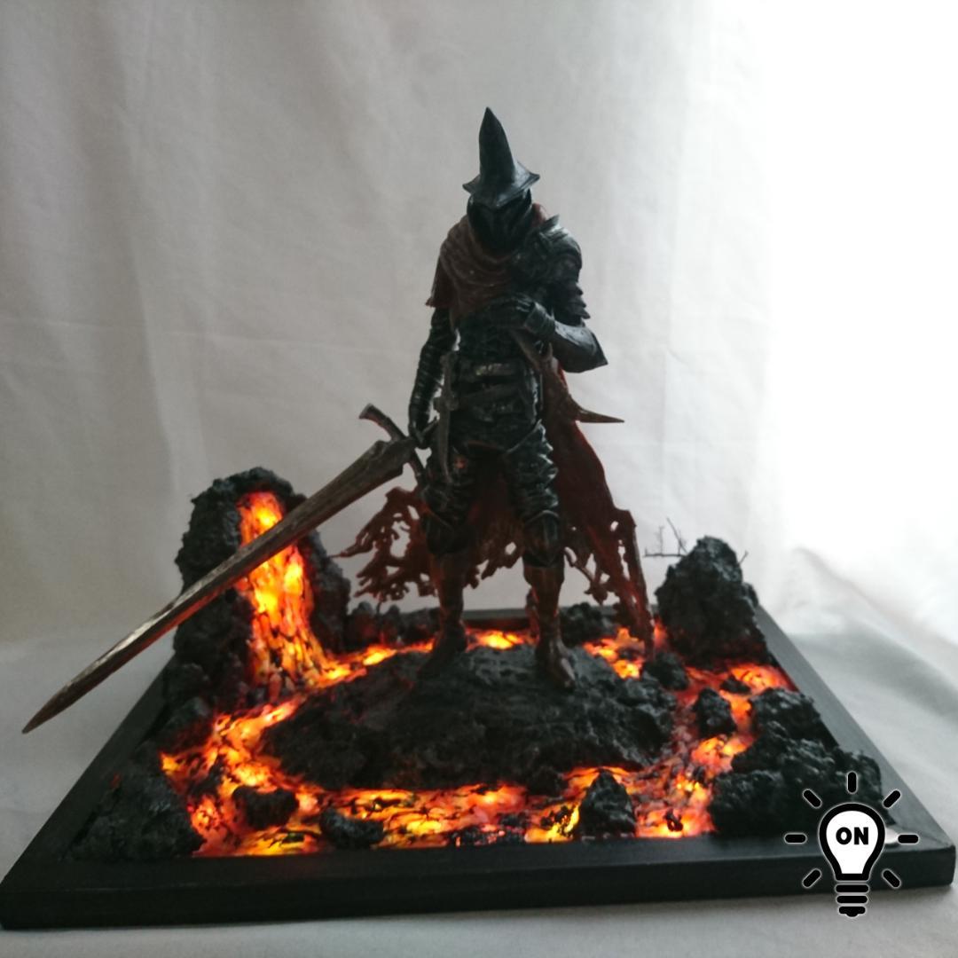 うごめく溶岩のジオラマランプ3