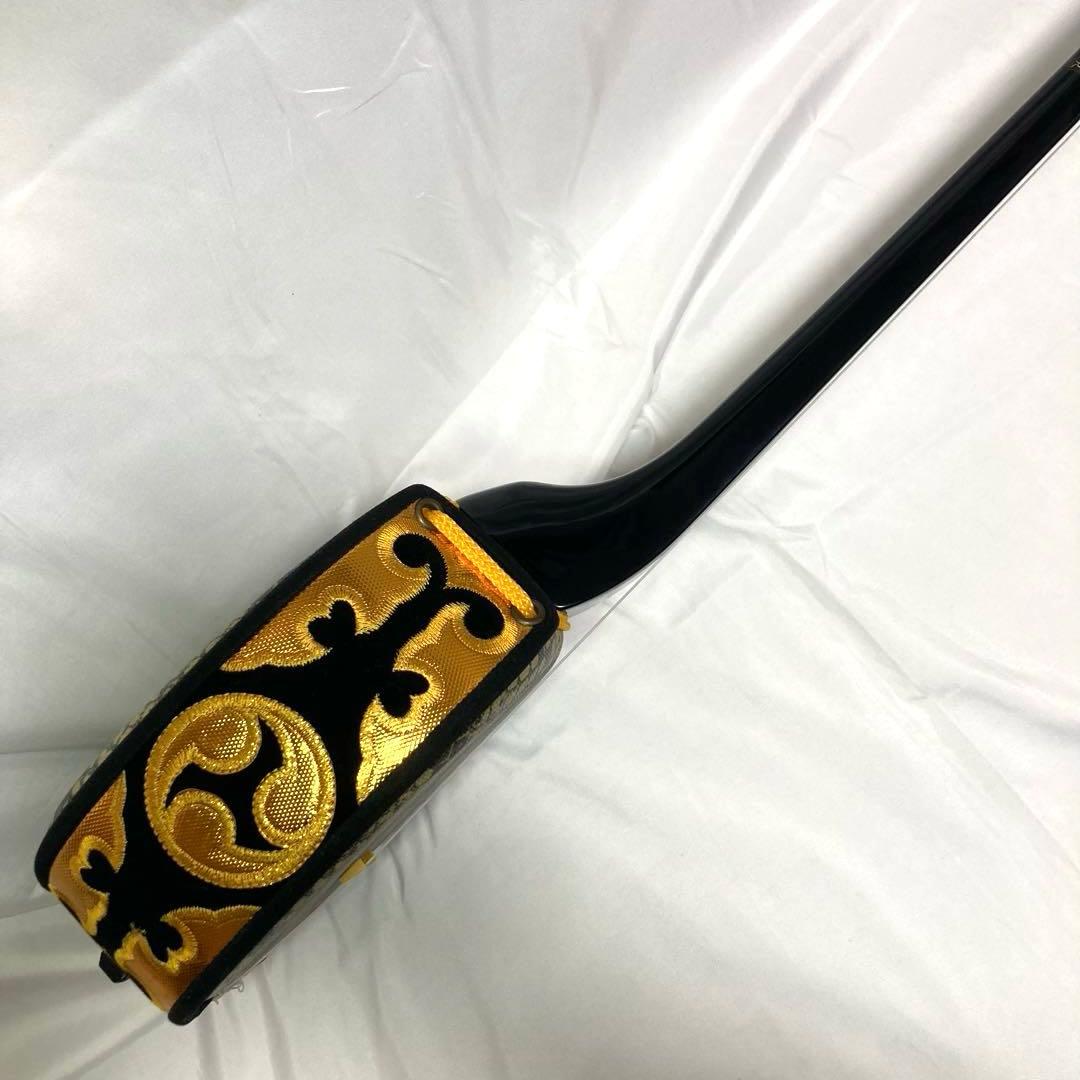 【美品】三線 沖縄 収納袋 付属品 初心者 人工皮 蛇革 蛇皮 和楽器