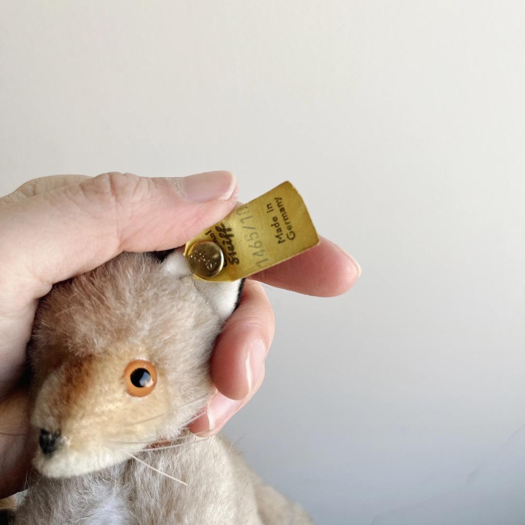 ぬいぐるみ vintage steiff Fox plush toy