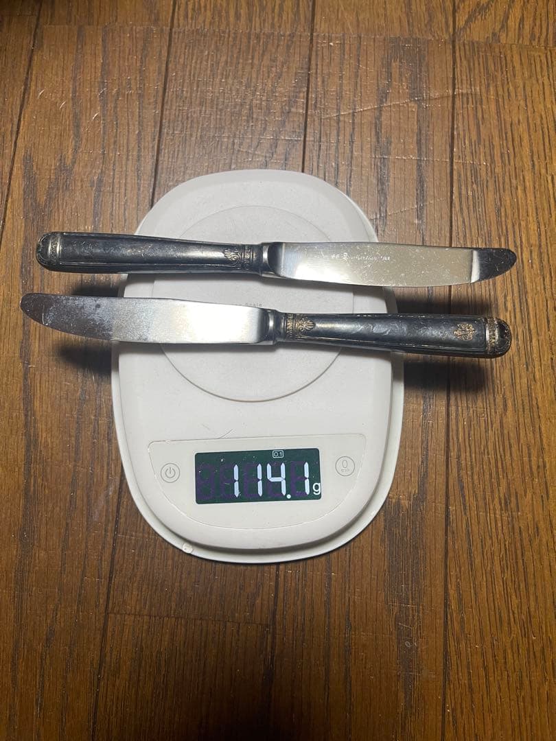 アンティーク　テーブルナイフ　銀色カトラリー