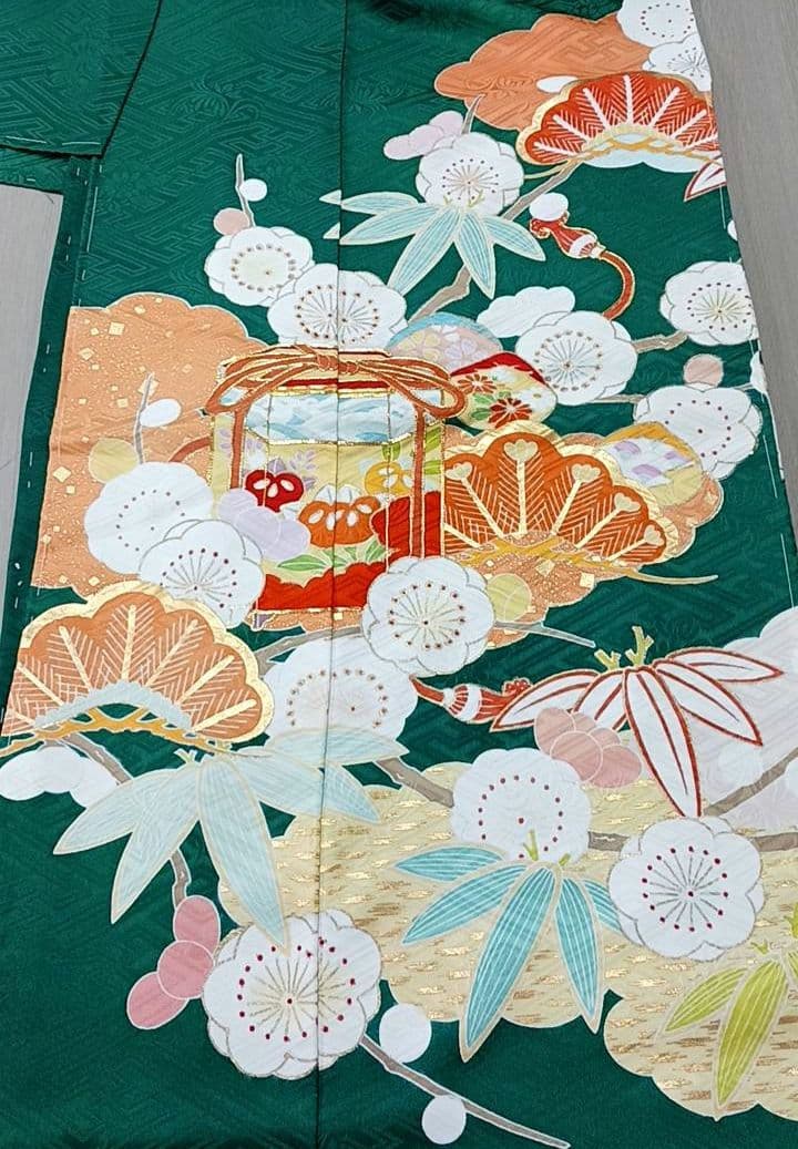 【特選京友禅】七歳お祝い着物 お仕立て付き