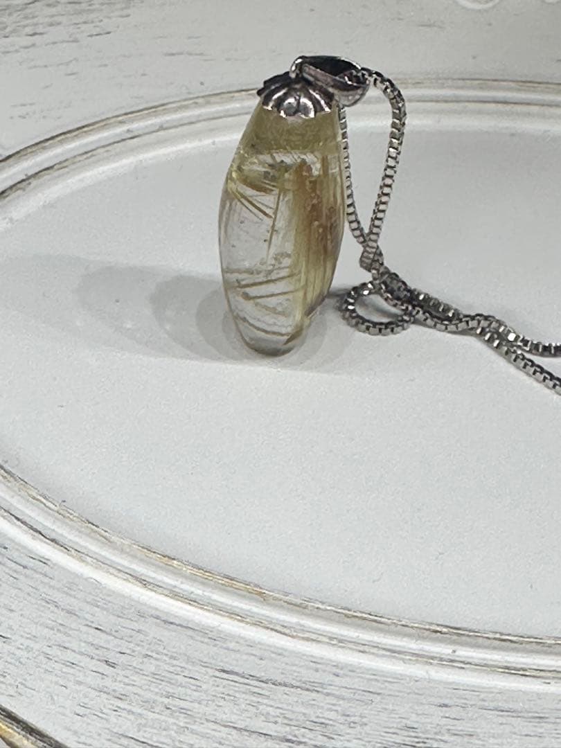 ルチルクォーツ 天然石 ペンダントトップ