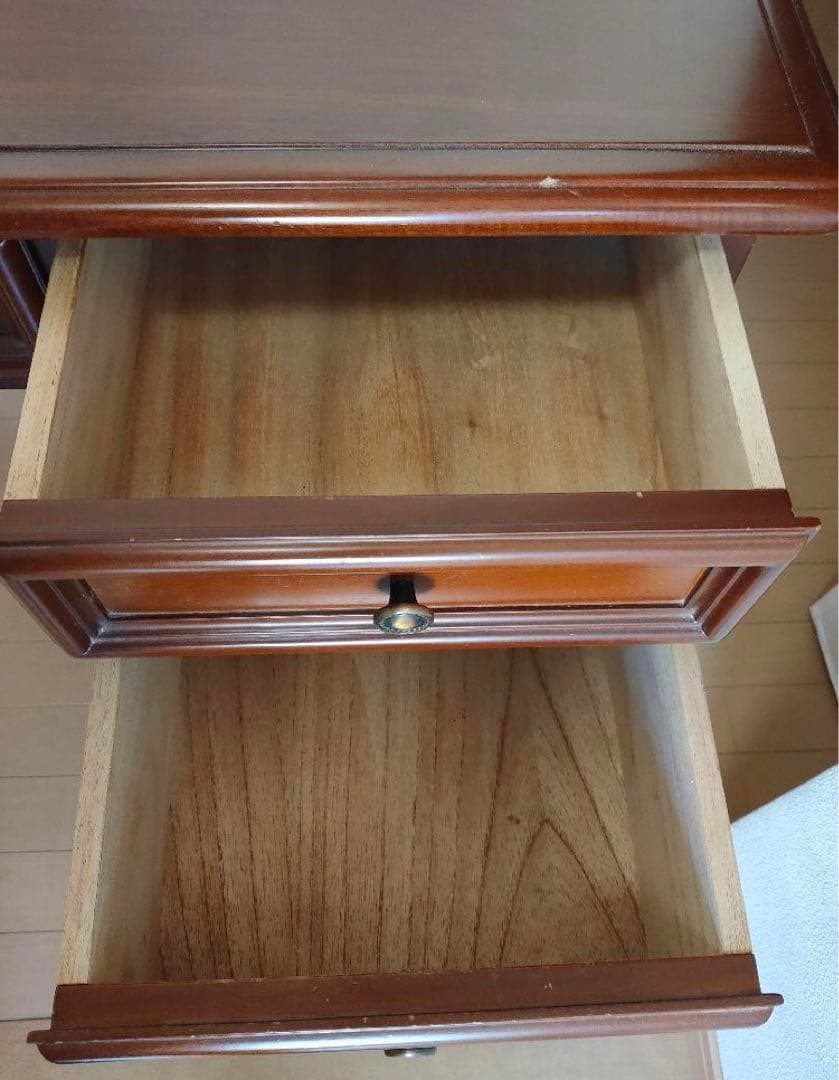 東海家具 Kentシリーズ 猫脚 デスク ケント 両袖机