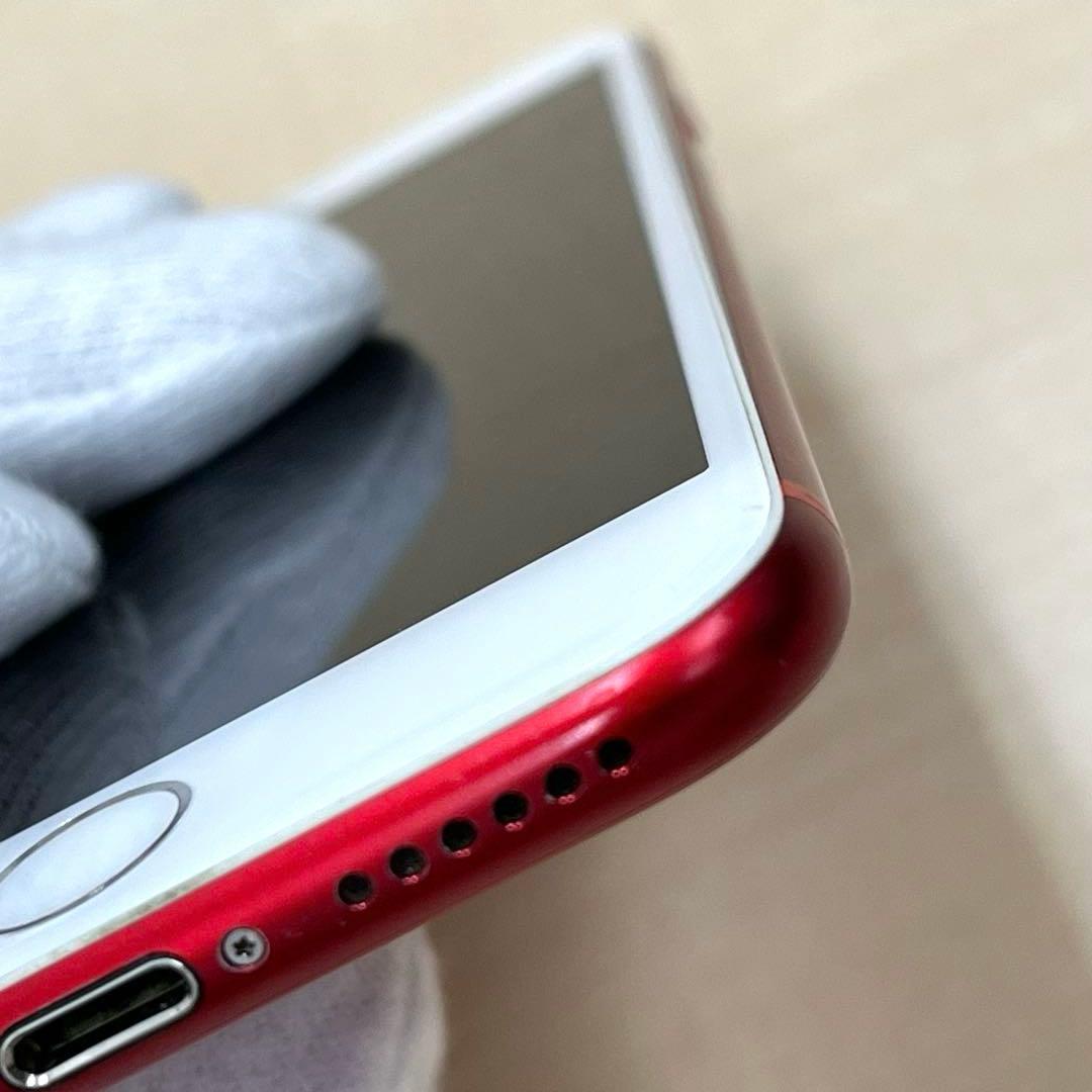 【T】Apple iPhone7 256GB レッド 電池97% docomo◯