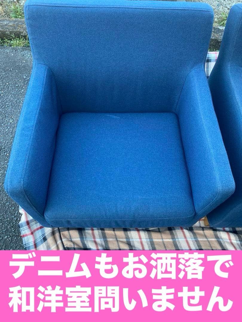 大塚♦️天然木枠 ライトグリーン 2人掛けソファ♦️癒しの 高級 ソファ♦️送料込