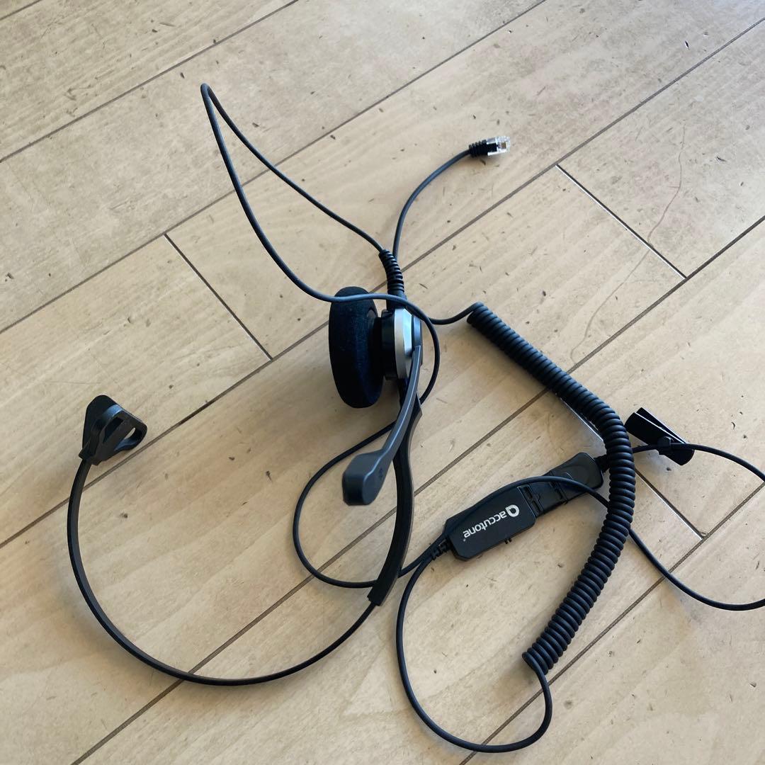 電話用ヘッドセット　箱付き