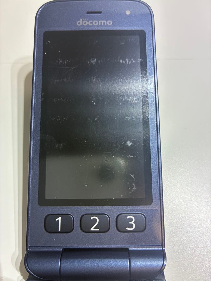 docomo らくらくホン F-01M ネイビー