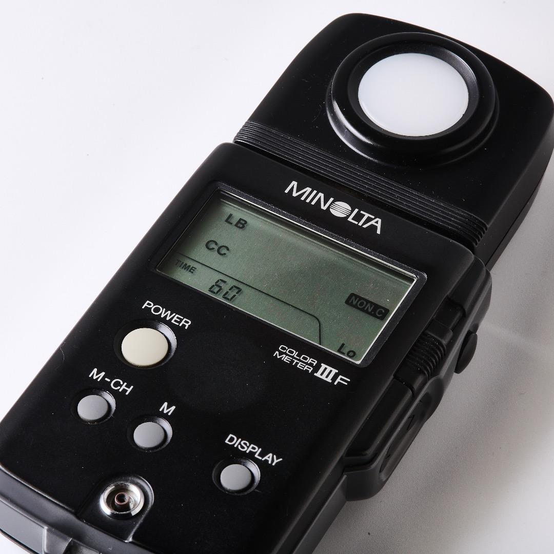 【通電確認済】ミノルタ MINOLTA カラーメーター III F【ジャンク品】