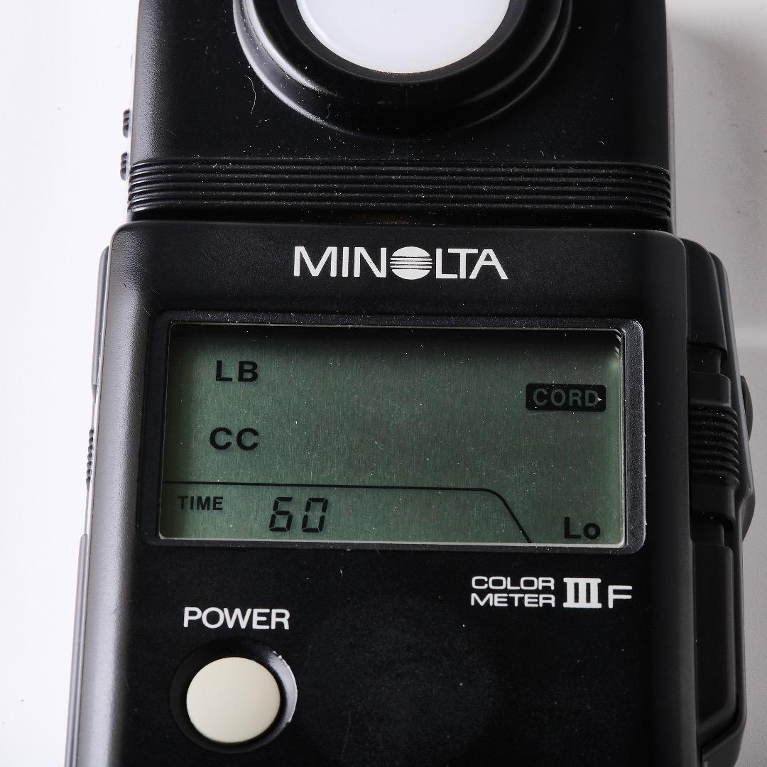 【通電確認済】ミノルタ MINOLTA カラーメーター III F【ジャンク品】