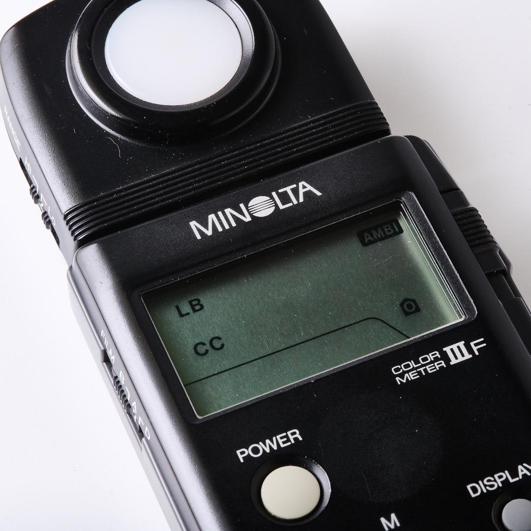 【通電確認済】ミノルタ MINOLTA カラーメーター III F【ジャンク品】