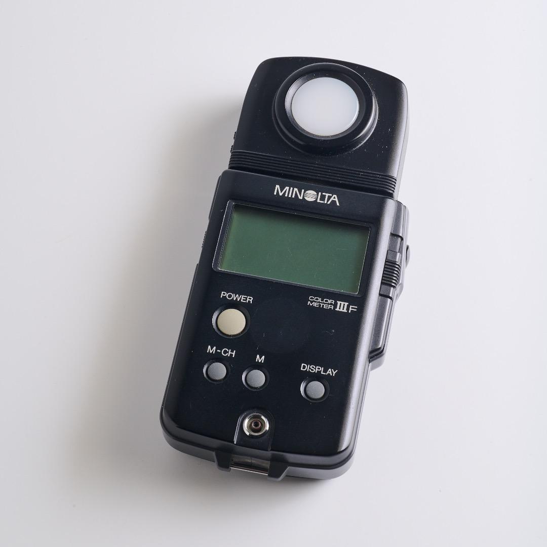 【通電確認済】ミノルタ MINOLTA カラーメーター III F【ジャンク品】