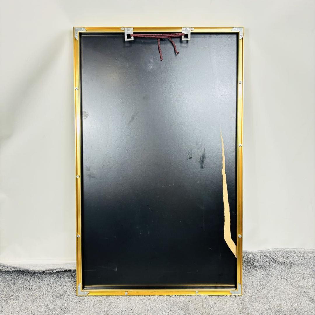 クリスタルアート カメレオン アートパネル 50×80 モダン カラフル