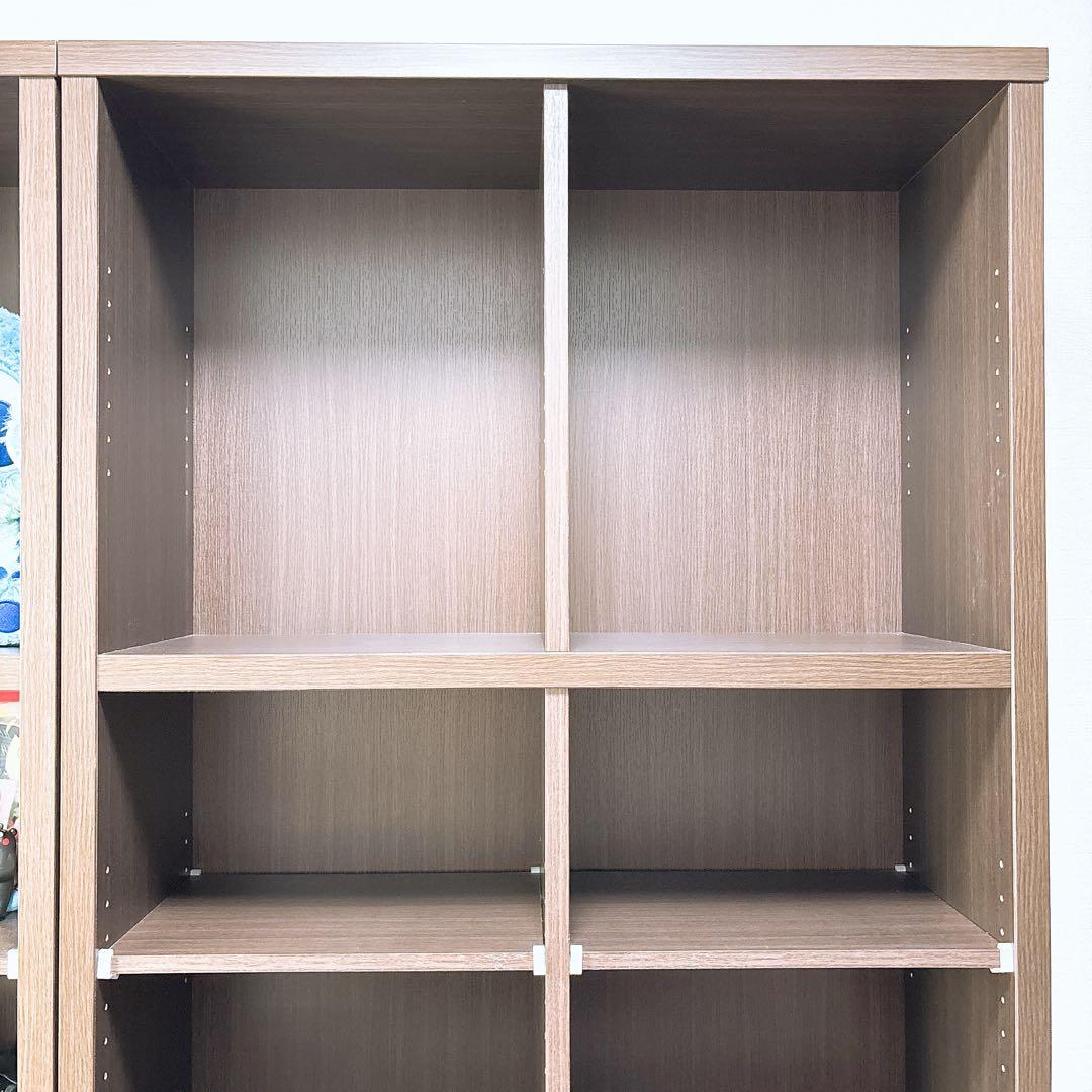 【美品】棚　可動棚　引き出し　収納　ブラウン　大型家具