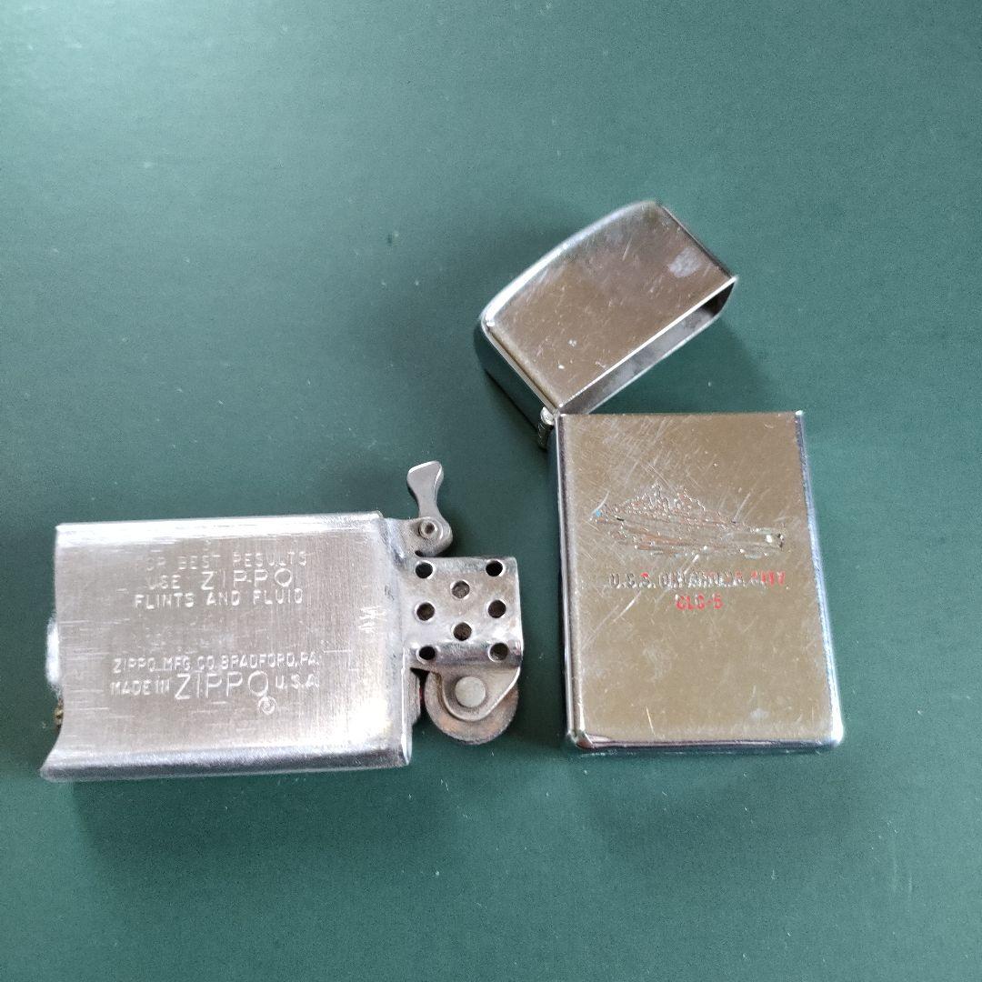 1968年製アメリカ海軍ミサイル巡洋艦オクラホマシティジッポライター