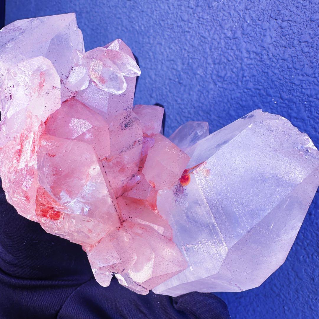 希少❗️超綺麗♡キラキラ☆超強いパワー ピンク ヒマラヤクラスター天然石A1432