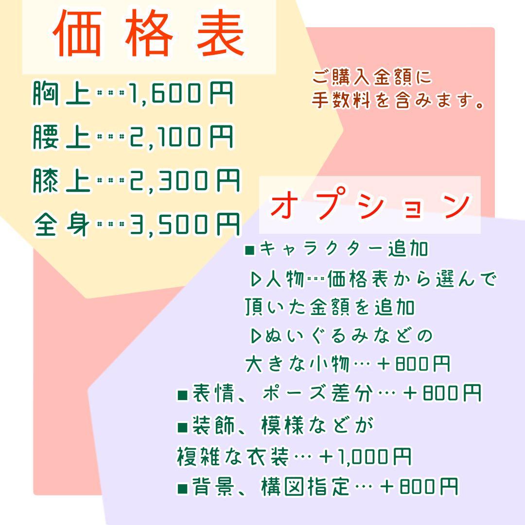 イラストオーダー アイコン ポストカード