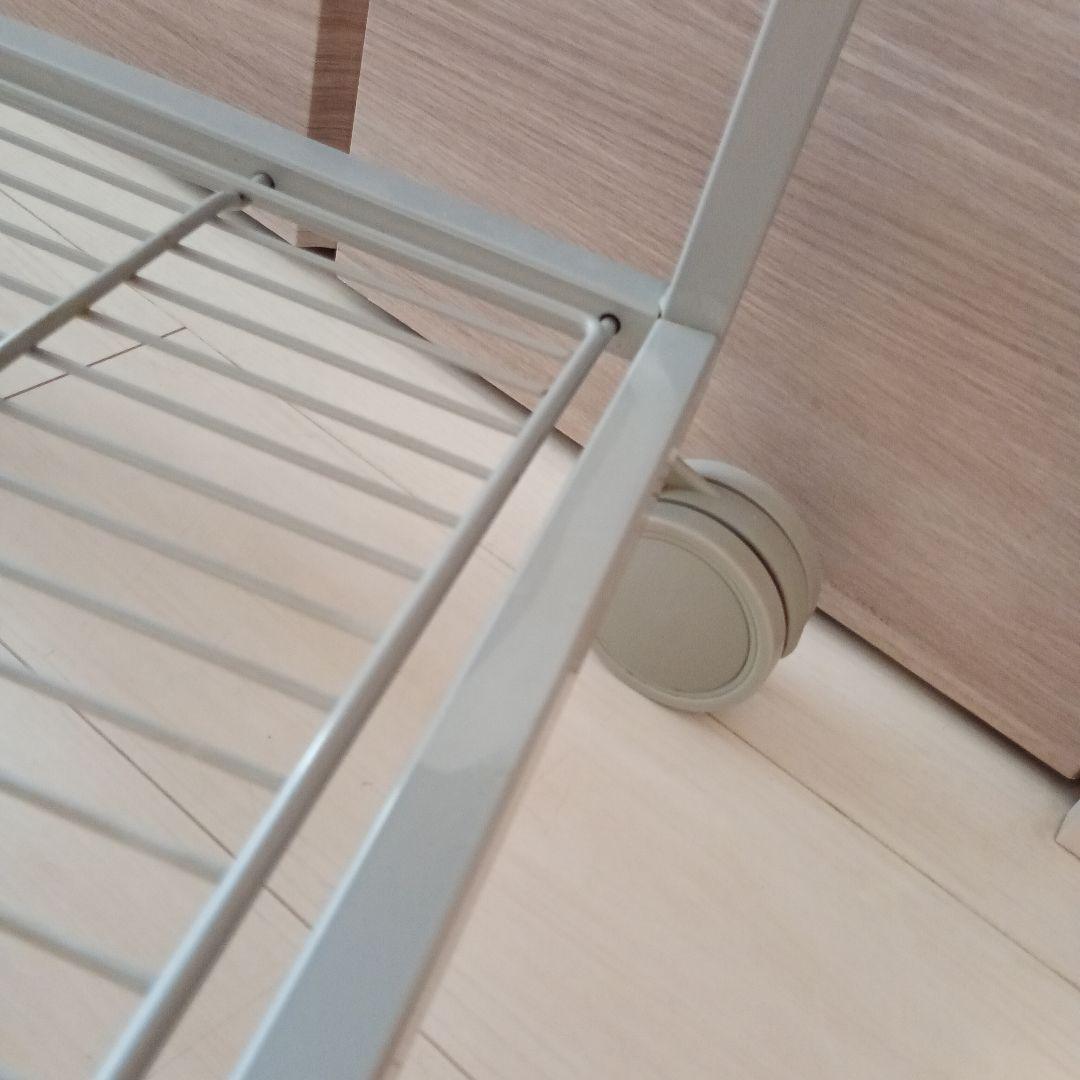 【希少 廃盤モデル】IKEA UDDEN ステンレスワゴン　キッチンワゴン作業台