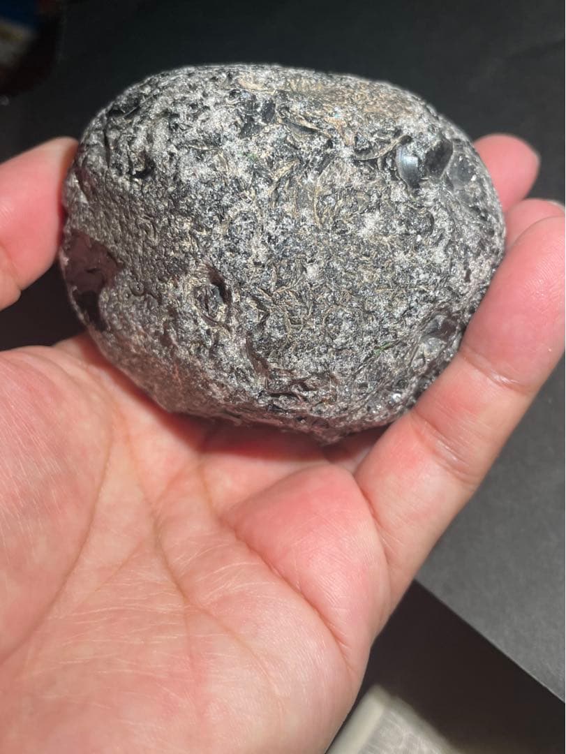 研磨品　十勝石玲瓏　シルバー　イエロー、ピンクレッドレインボーオブシディアン