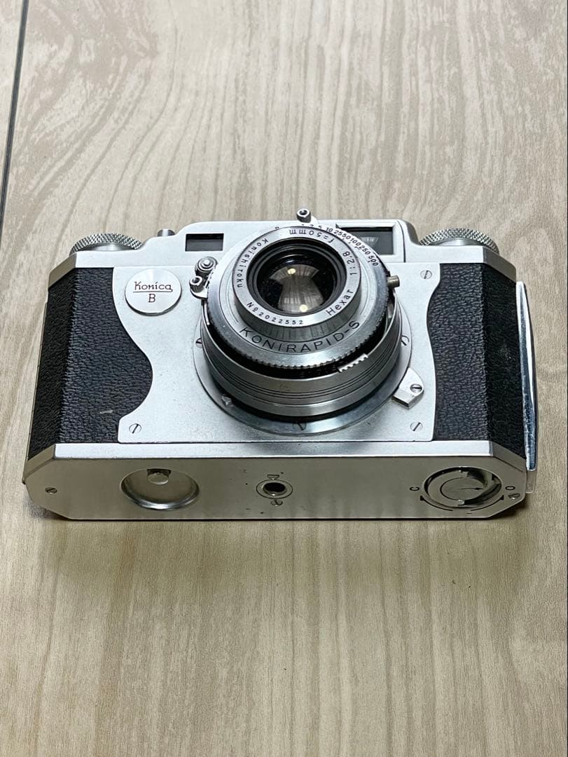 コニカ Konica B フィルムカメラ シルバー