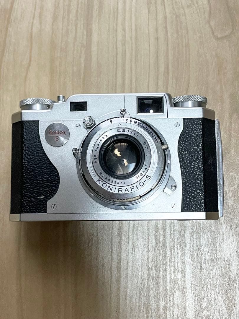 コニカ Konica B フィルムカメラ シルバー