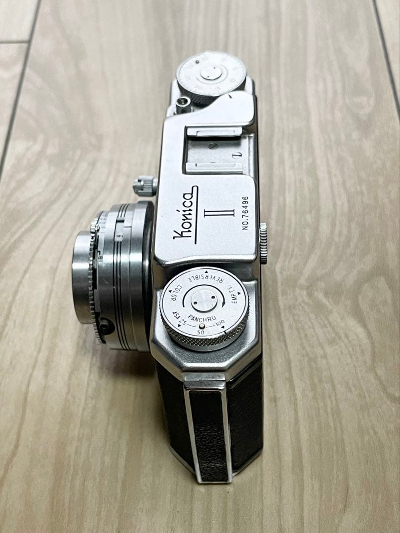 コニカ Konica B フィルムカメラ シルバー
