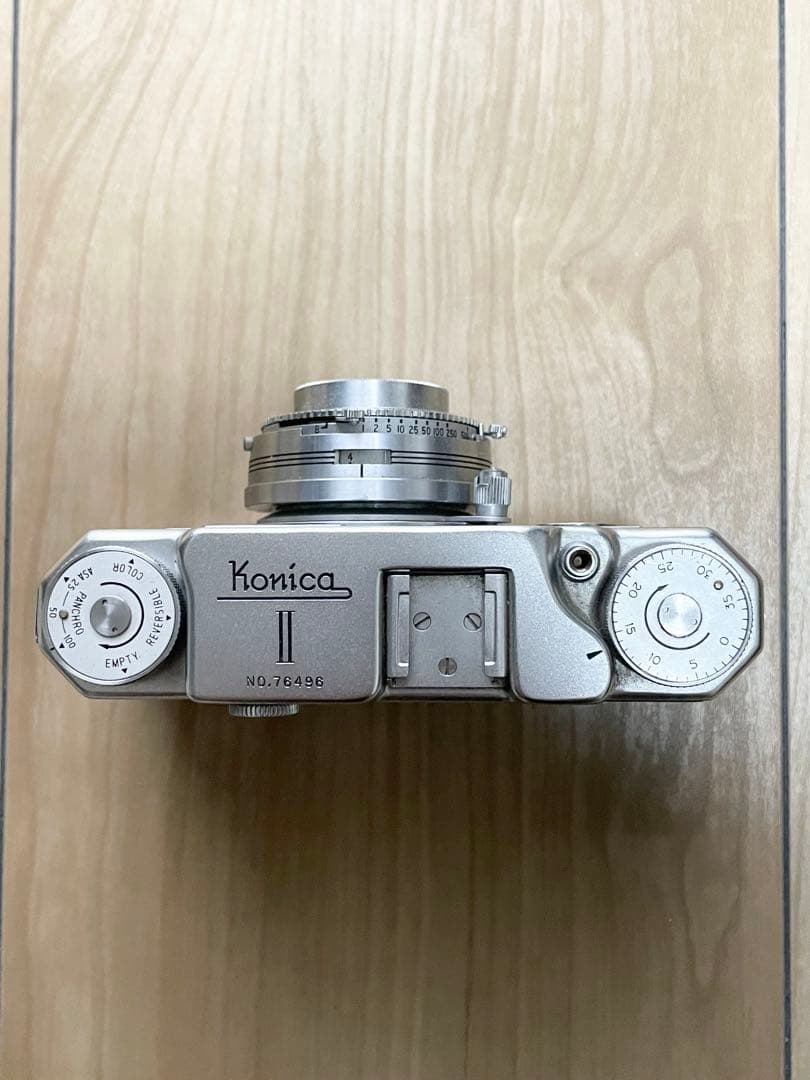 コニカ Konica B フィルムカメラ シルバー