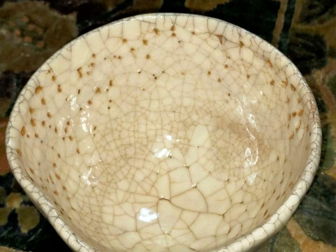 ♥古萩♥　茶碗　♥無銘♥　桐箱付き　♥萩焼　茶道具　骨董　古玩