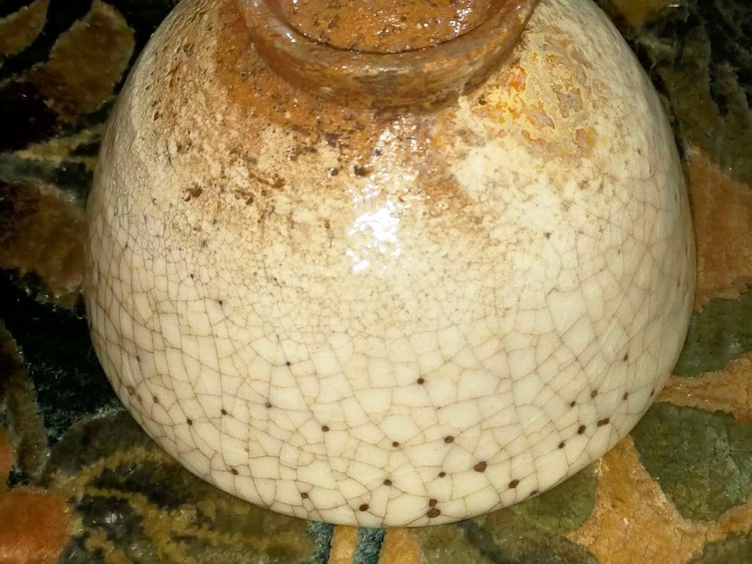 ♥古萩♥　茶碗　♥無銘♥　桐箱付き　♥萩焼　茶道具　骨董　古玩