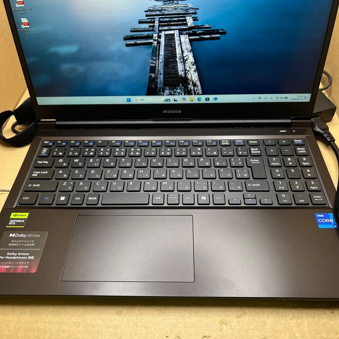 mouse ノートパソコン Core i7-12700H 15.6インチ