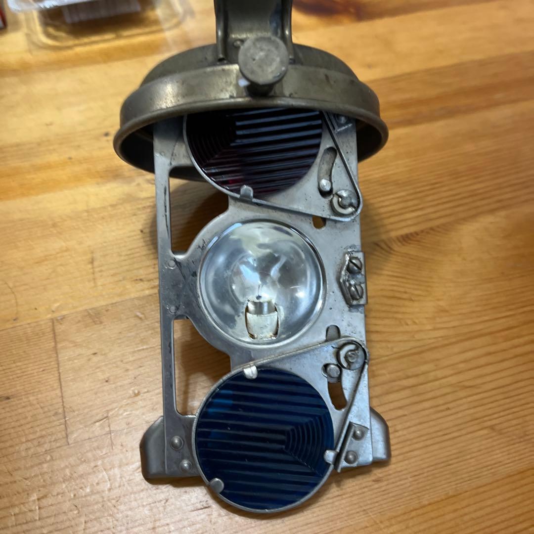 当時物 信号灯 鉄道?国鉄? ランタン 灯 インテリア 合図灯 信号灯