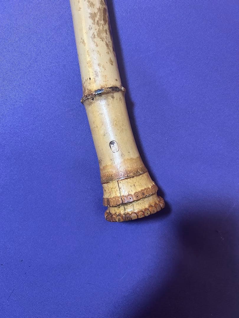 伝統的な竹製尺八 5穴