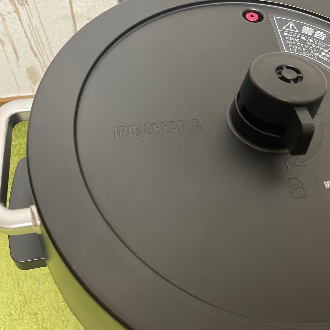IRIS OHYAMA 電気圧力鍋 4l ブラック　PMPC-MA4