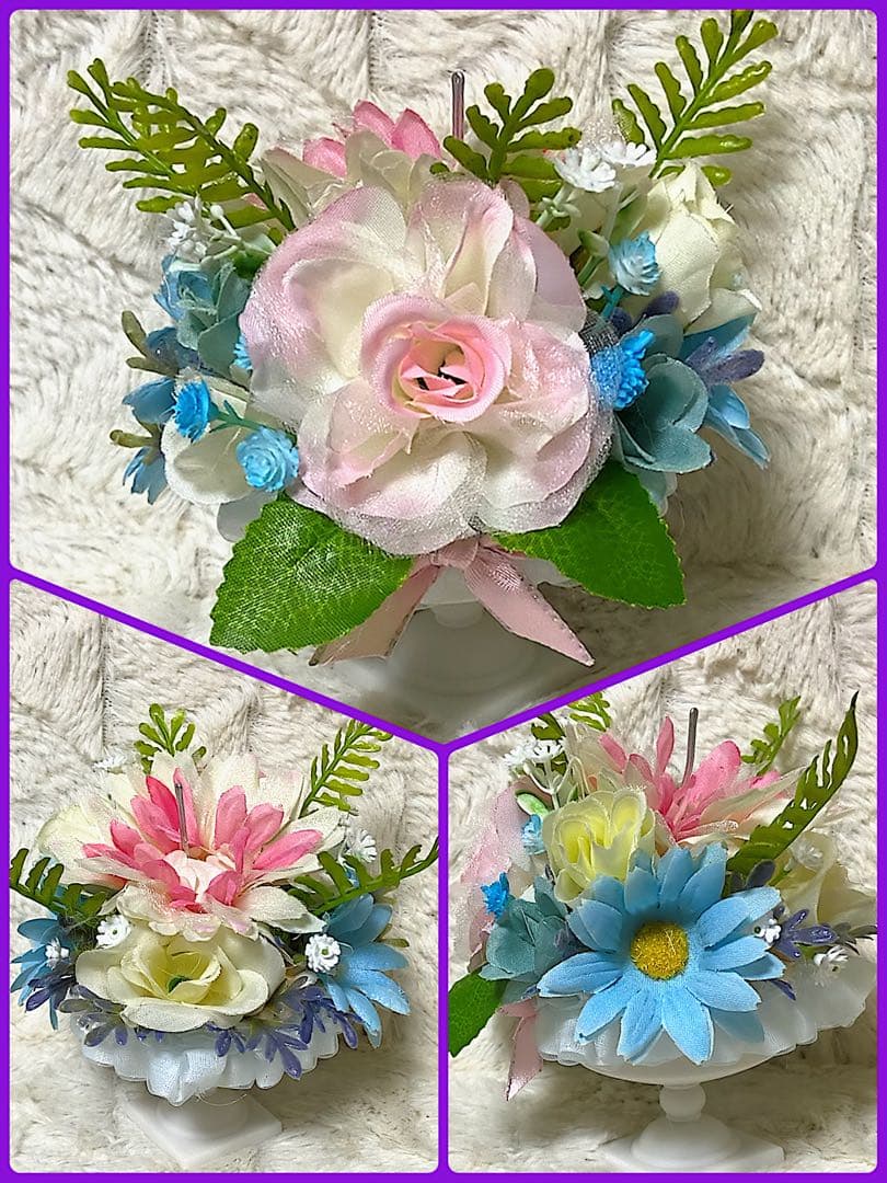 羊毛フェルト。セキセイインコ。オーダーNo.38