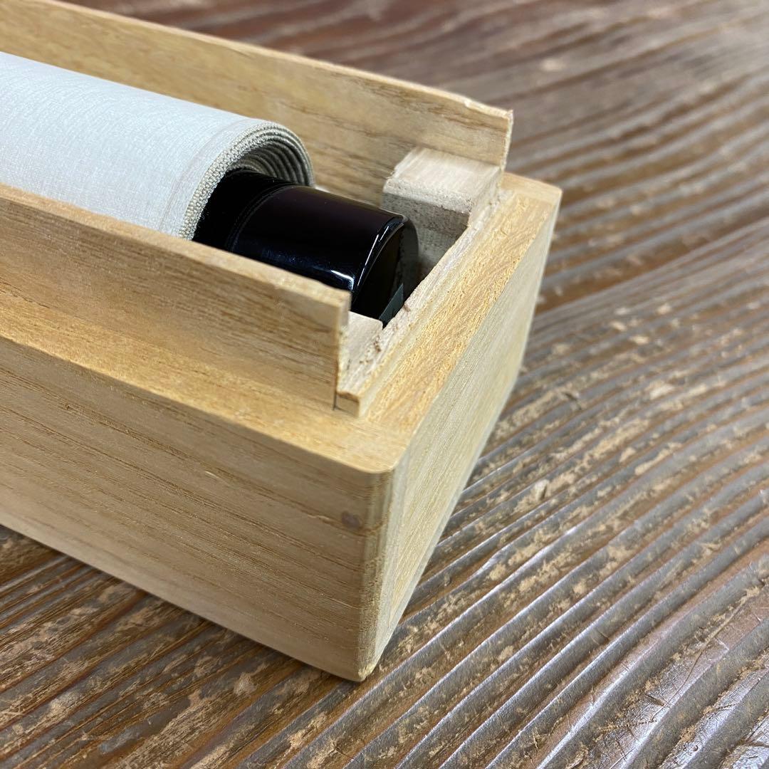 美品 掛け軸 福本積応作 修行僧と桜画賛「春風吹又生」宝林寺 共箱 禅語 茶掛け