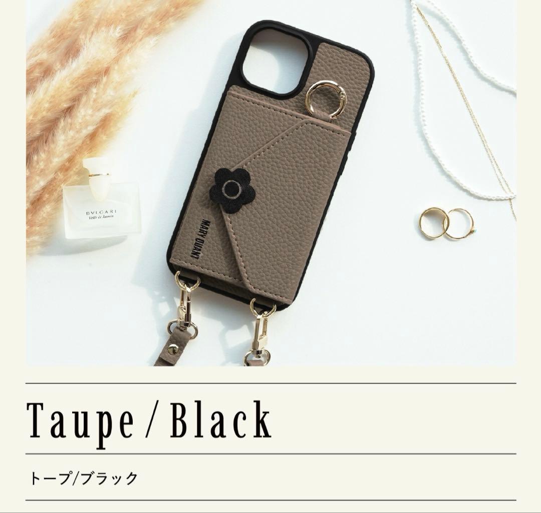 MARY QUANT ポケットスリングケース iphone15/14/13