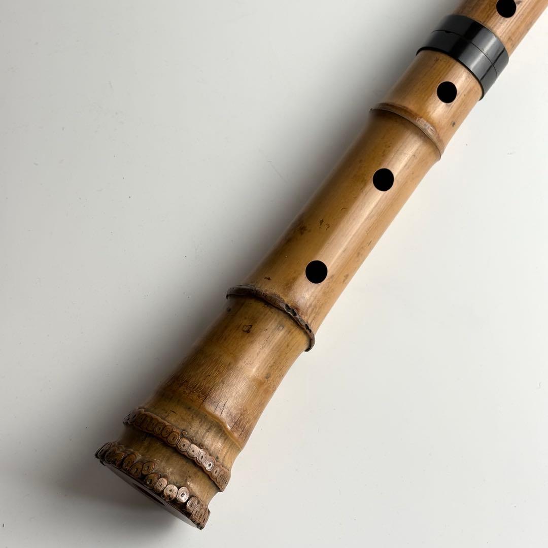 尺八 古昇 在銘 伝統 作家物 銘 尺八 楽器 和楽器