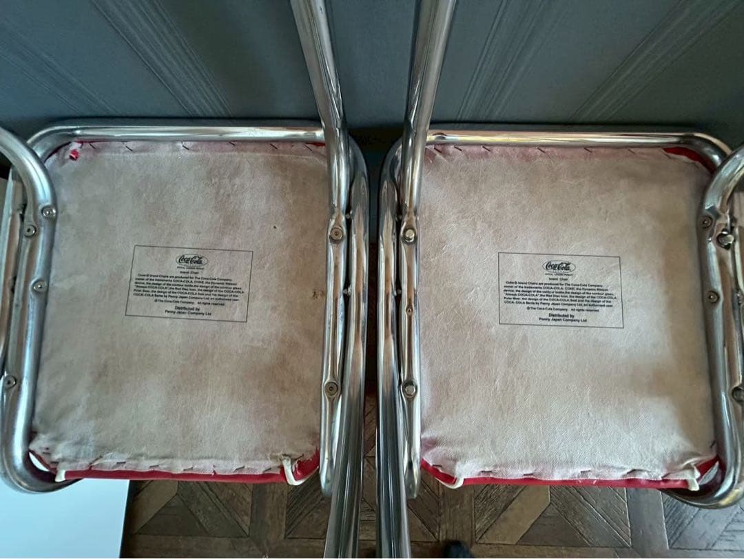 コカコーラ　ダイニングチェア2脚セット