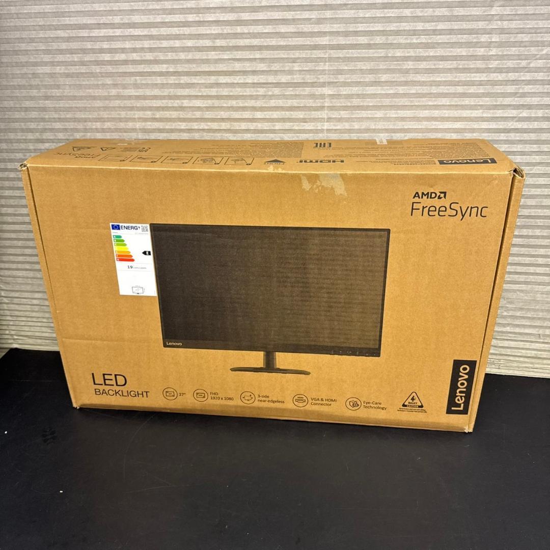 ☆Lenovo　27インチ液晶モニター　D27-30　D20270FD0　箱付き