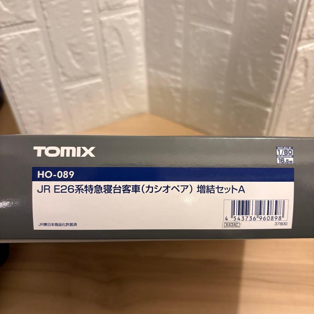 TOMIX JR E26系 特急寝台客車 カシオペア 増結セットA HO-089
