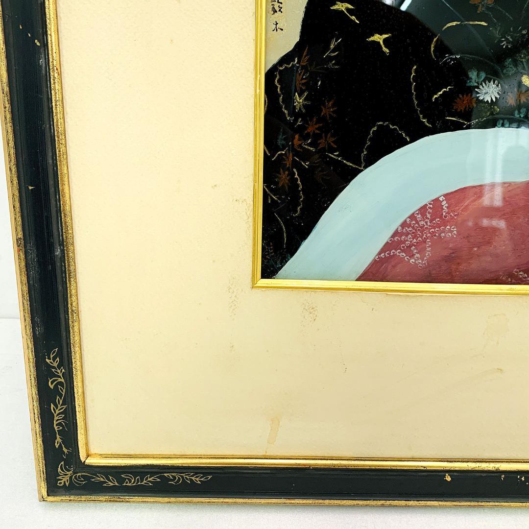 真作保証 伊東深水 日本画 美人画 画寸h39.5×w26cm R8SD22